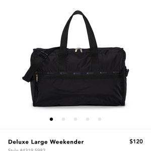 LeSportsac weekender Large